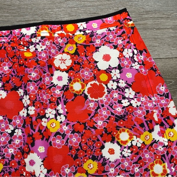 Victoria Victoria Beckham Women’s Printed Floral ALine Miniskirt Size 6 UK 10 - Picture 3 of 16